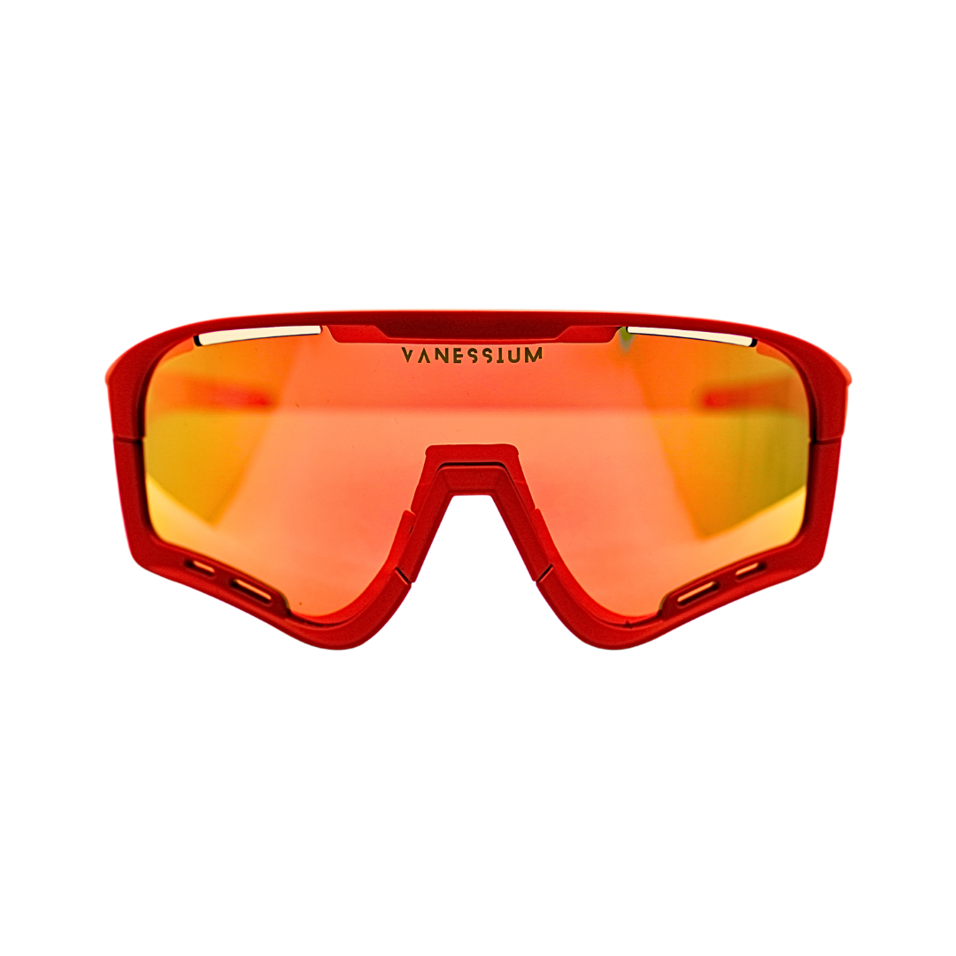 Gafas Deportivas. Rojo.