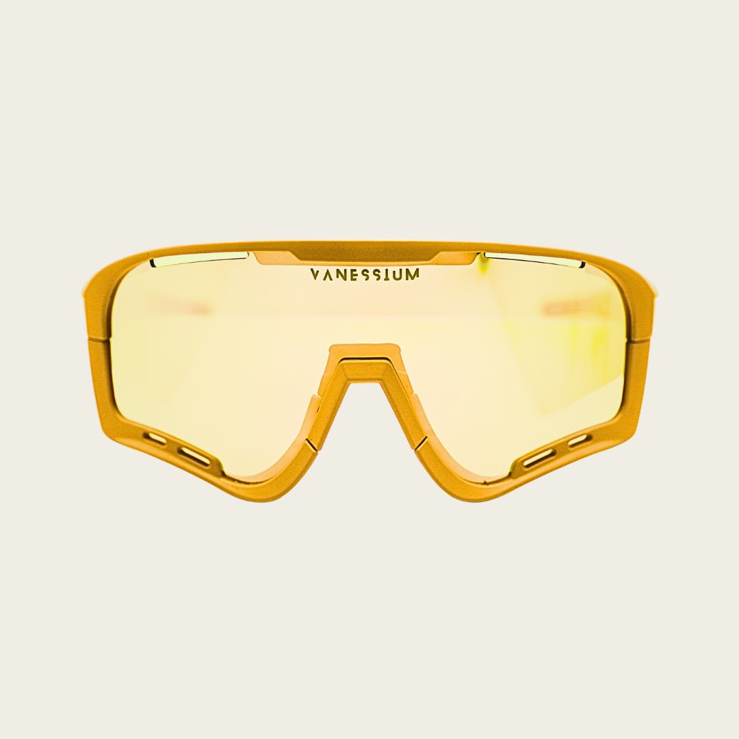 Sport Sunglasses. Yellow.