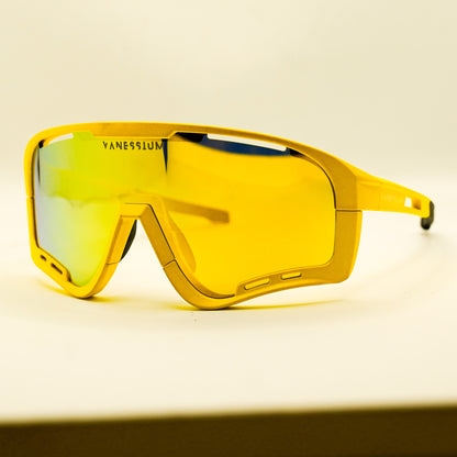 Sport Sunglasses. Yellow.