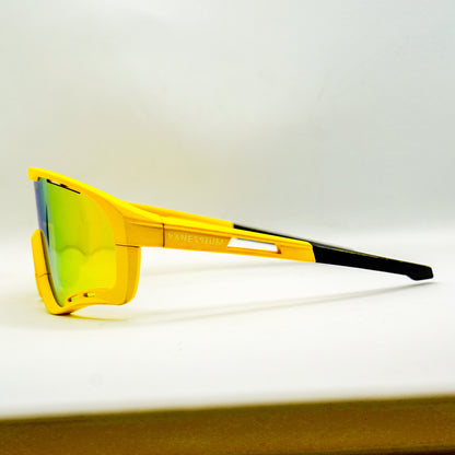 Sport Sunglasses. Yellow.